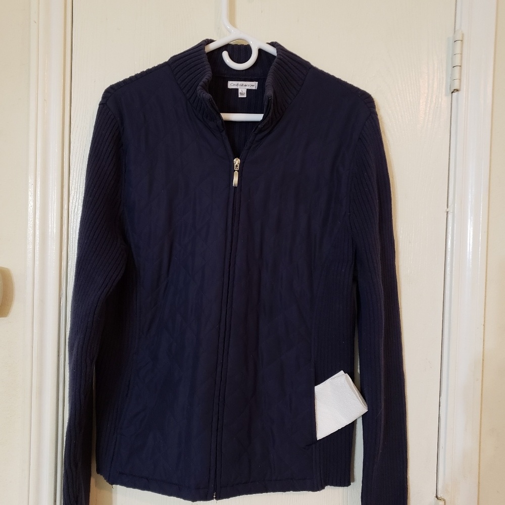 Blue Women's Sweater Jacket